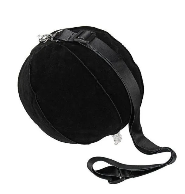 Smart inflatable ball swing trainer made of PVC cloth in grey colour with tethered ball for practice