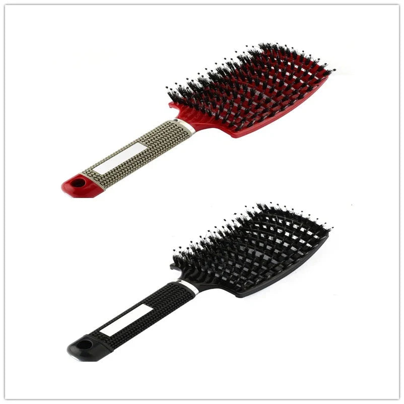 Ultra-Soft Detangling Hair Brush with Scalp Massage - Premium Bristles and Nylon for Effortless Tangle-Free Hair