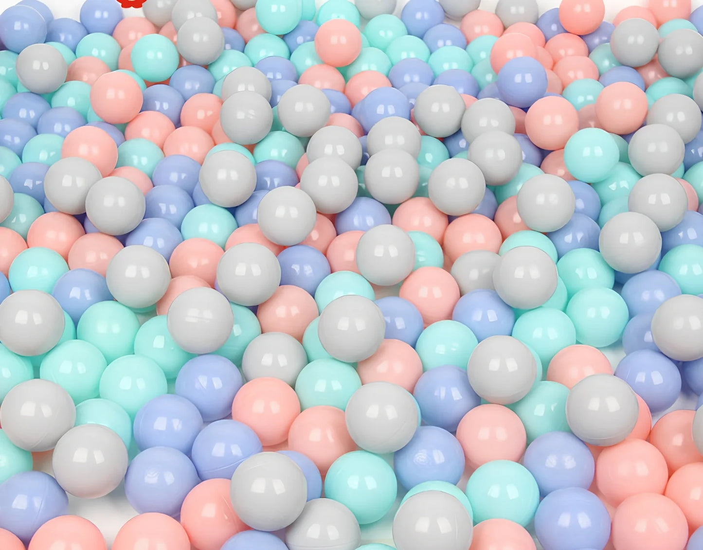 145x145cm baby crawling mat with colourful 5.5cm PE balls and toddler fence enclosure