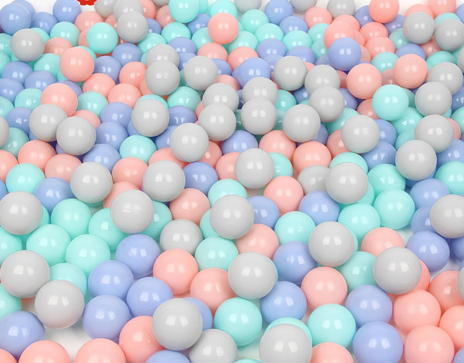 145x145cm baby crawling mat with colourful 5.5cm PE balls and toddler fence enclosure