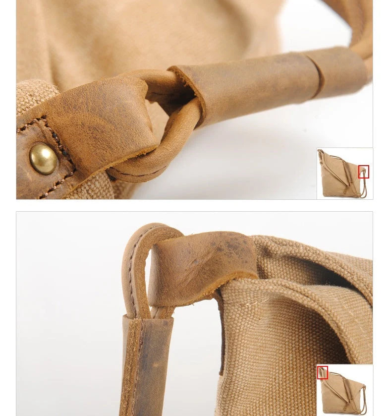 Crossbody retro art cloth bag with adjustable strap in various colours