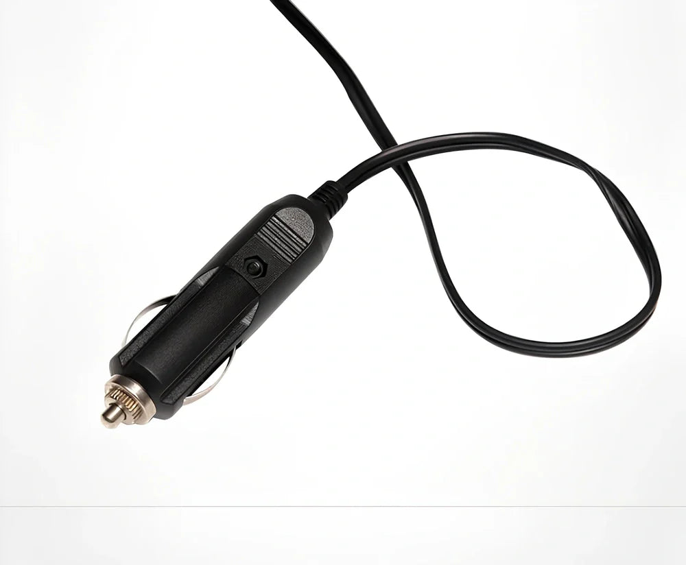 12V car polishing machine with integrated handle in black or orange colour options