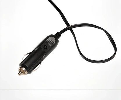 12V car polishing machine with integrated handle in black or orange colour options