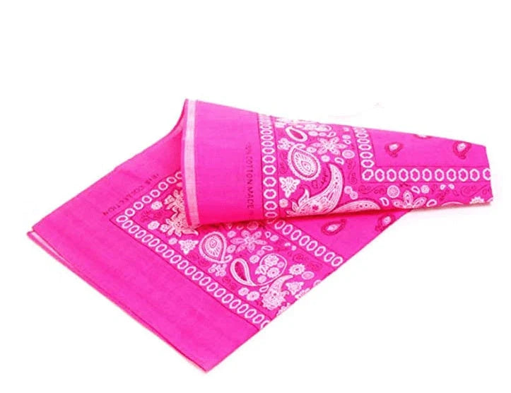 Cashew Flower Paisley Hip Hop Square Scarf in various colours