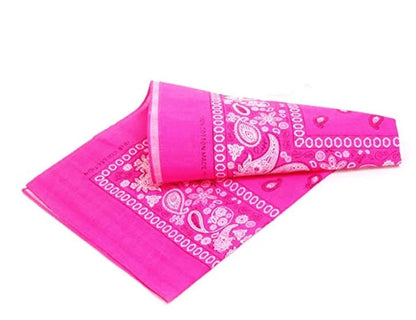 Cashew Flower Paisley Hip Hop Square Scarf in various colours