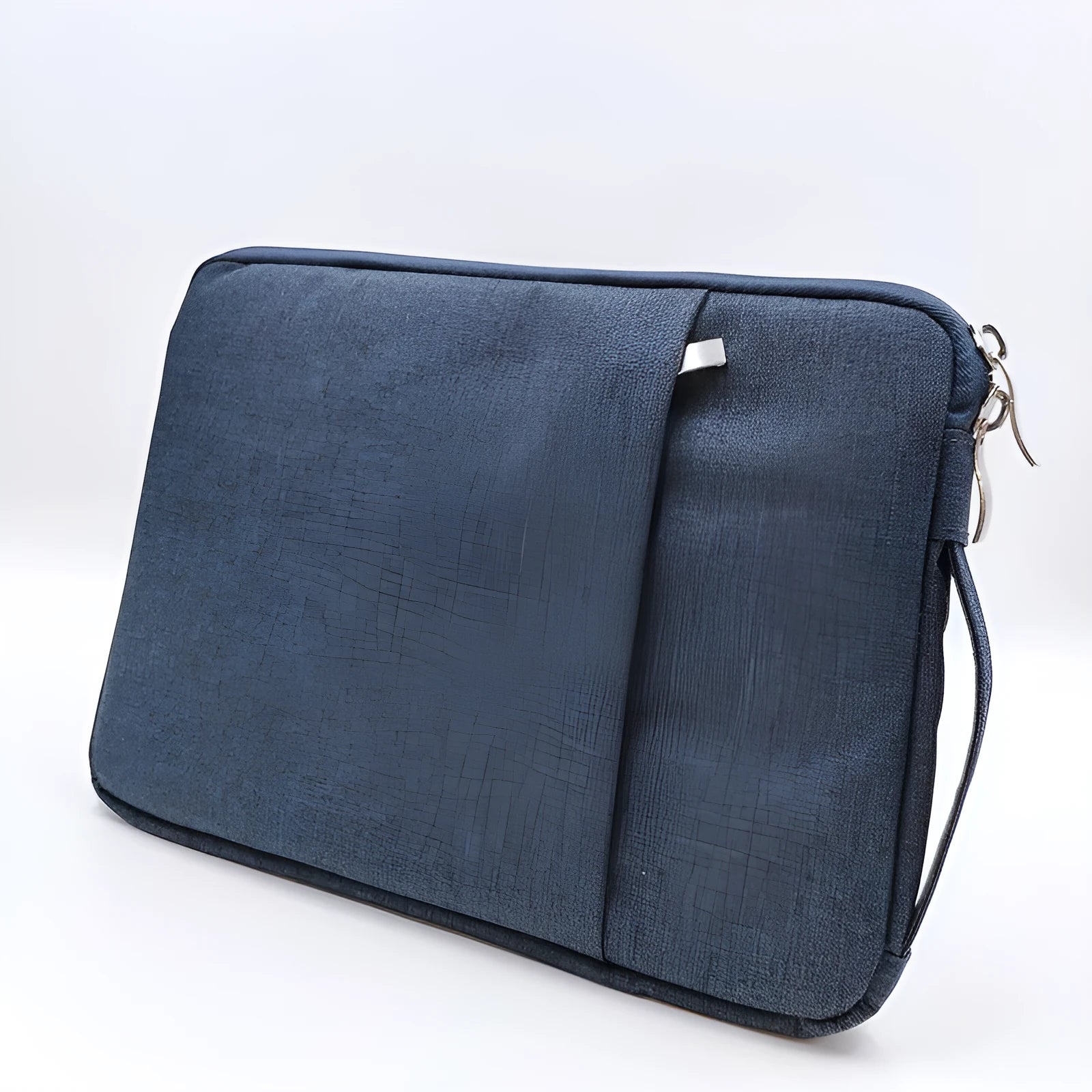 Canvas handbag style protective case for a Pro 12.9 tablet in grey colour.