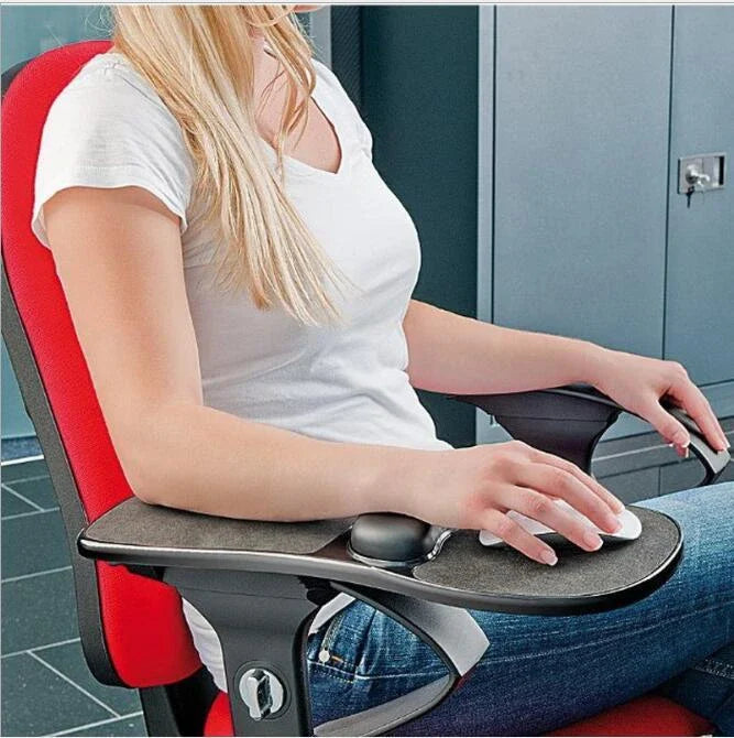 Ergonomic computer hand bracket with memory foam wrist rest for optimal wrist support