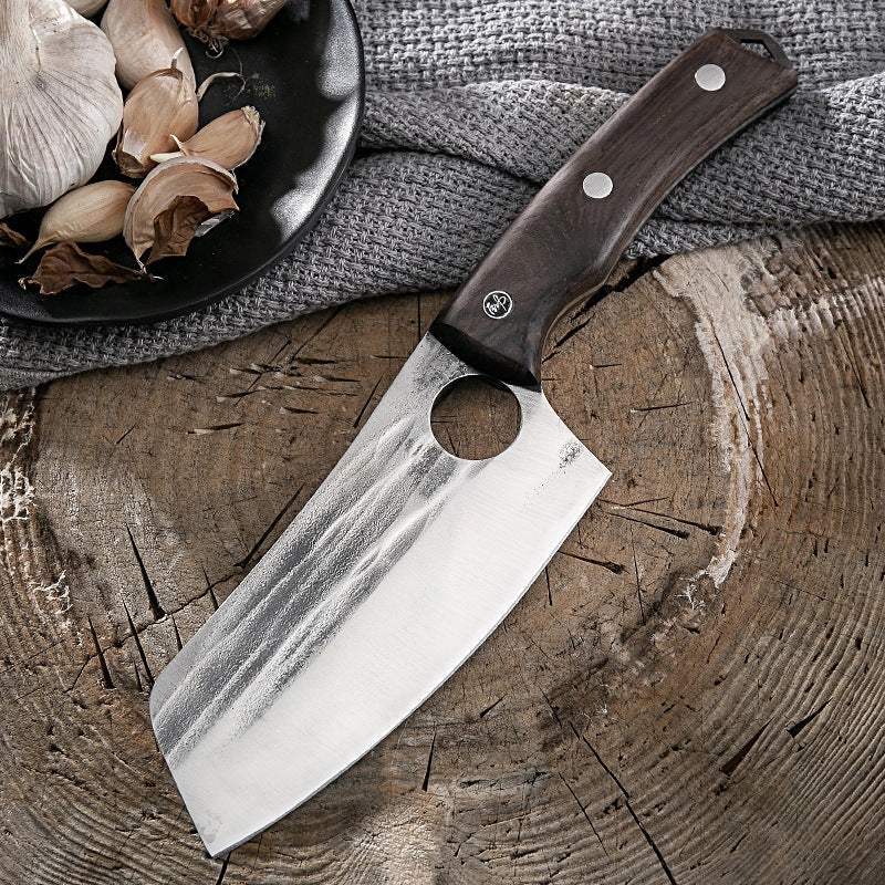 Stainless steel deboning kitchen knives with ergonomic handles and sharp molybdenum vanadium blades