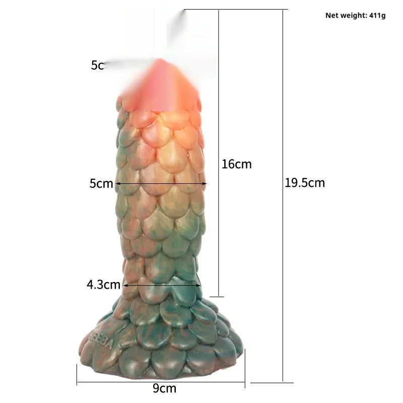 Silicone butt plug adult toy G6011 with flared base for safe anal play