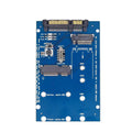 SATA3 to M.2 NGFF mSATA SSD conversion card adapter switchboard in black or blue