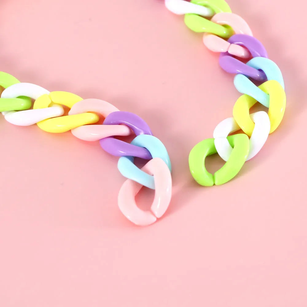 Adjustable plastic pet collar in macaron candy colours for cats dogs rabbits with S and M sizing
