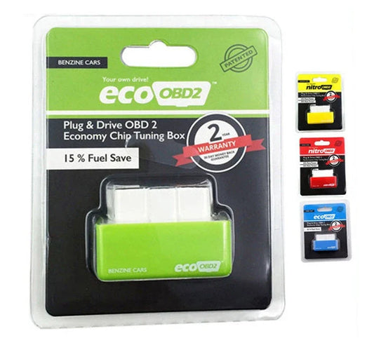 ECO OBD2 Driver Chip Tuning Box for gasoline cars, reduces fuel consumption by up to 15%