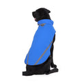 Cotton dog winter coat in casual style available in sizes S to XXL and colours black, blue, purple