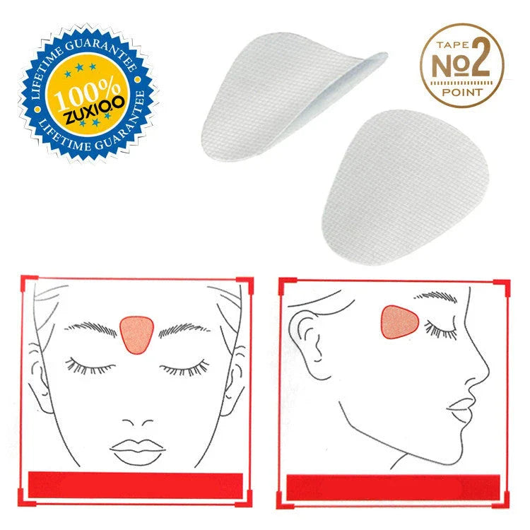Women's facial anti-wrinkle pads for sagging skin care and wrinkle reduction