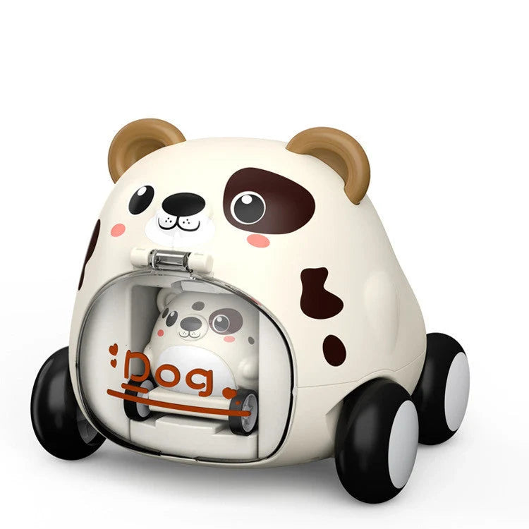 Dinosaur Push Car Sliding Animal Toy Car in various designs for children's play