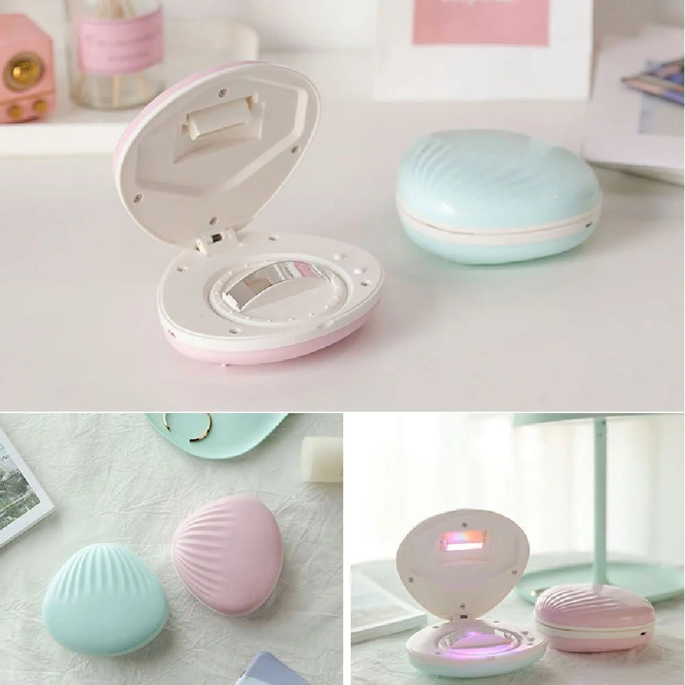 Colorful rainbow projection lamp with USB charging, perfect for kids' rooms