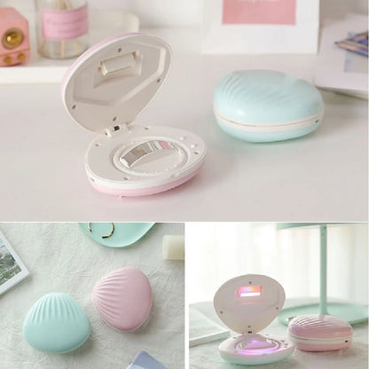 Colorful rainbow projection lamp with USB charging, perfect for kids' rooms