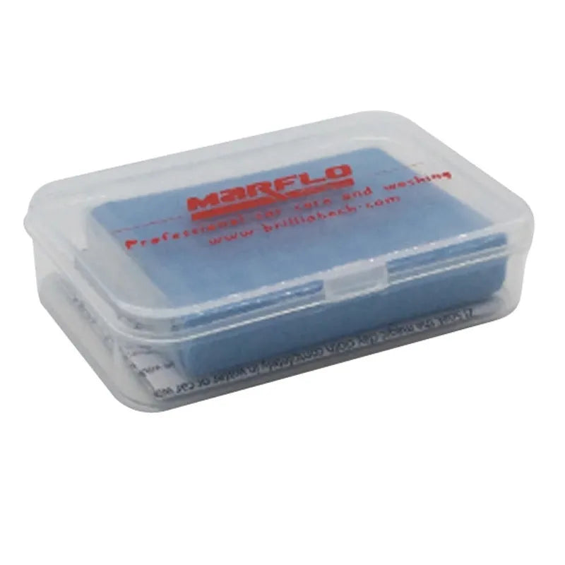 Marflo car cleaning clay bar in Heavy and King2 models, available in 80g, 100g, or 150g, for removing paint contaminants