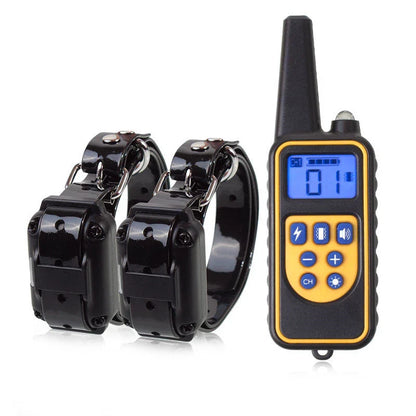 Advanced waterproof dog training collar with remote control and adjustable stimulation levels