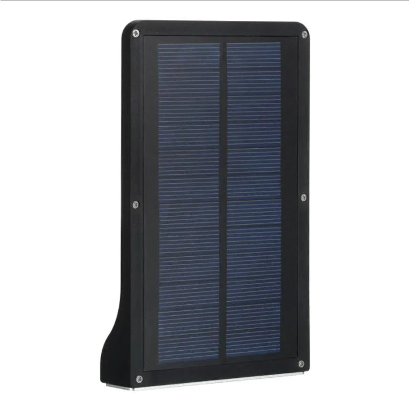 36LED solar outdoor garden light in black with ABS and PP construction, rechargeable battery