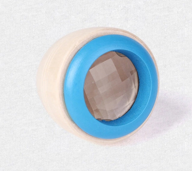 Wooden Magic Kaleidoscope educational toy for children with colourful visual effects