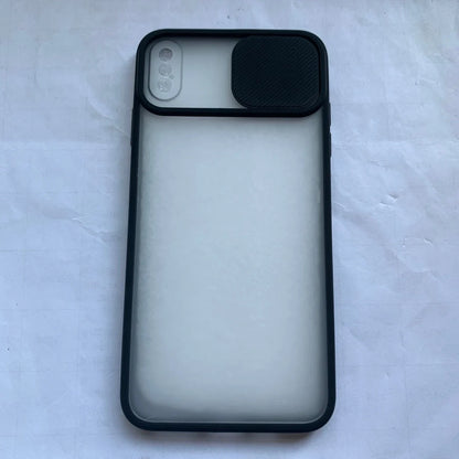 Frosted Surface Camera Protection Mobile Phone Case for iPhone in various colours