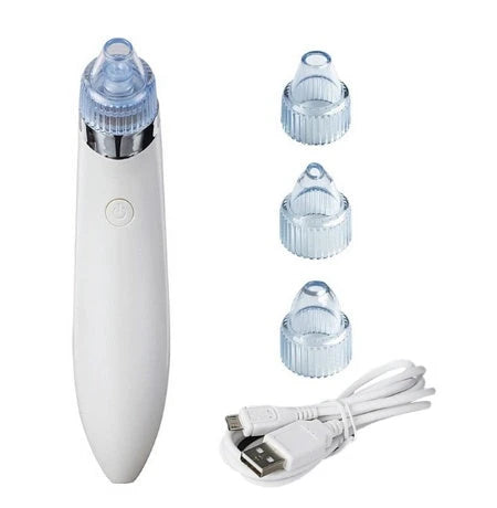 Versatile USB-charged cosmetic tool in various colors, including gold, white, and rose gold, for convenient on-the-go grooming and touch-ups.