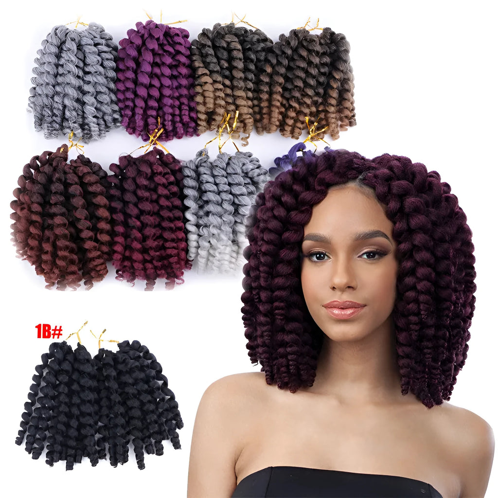 Lady's short curly wig with Risi hairline material in natural colour showing bangs