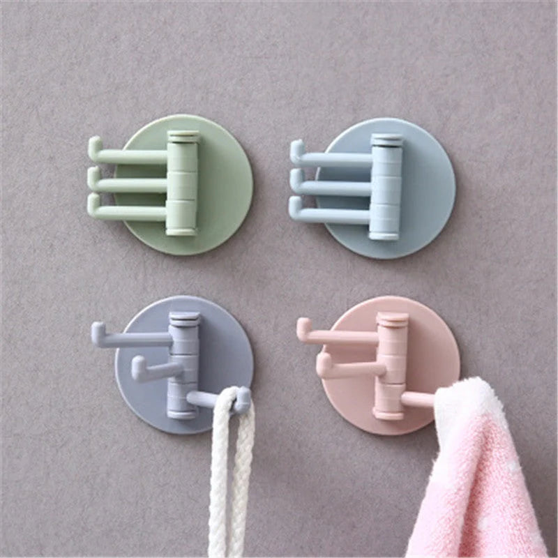 ABS Creative Hook nail-free adjustable door hooks for kitchen and bathroom storage