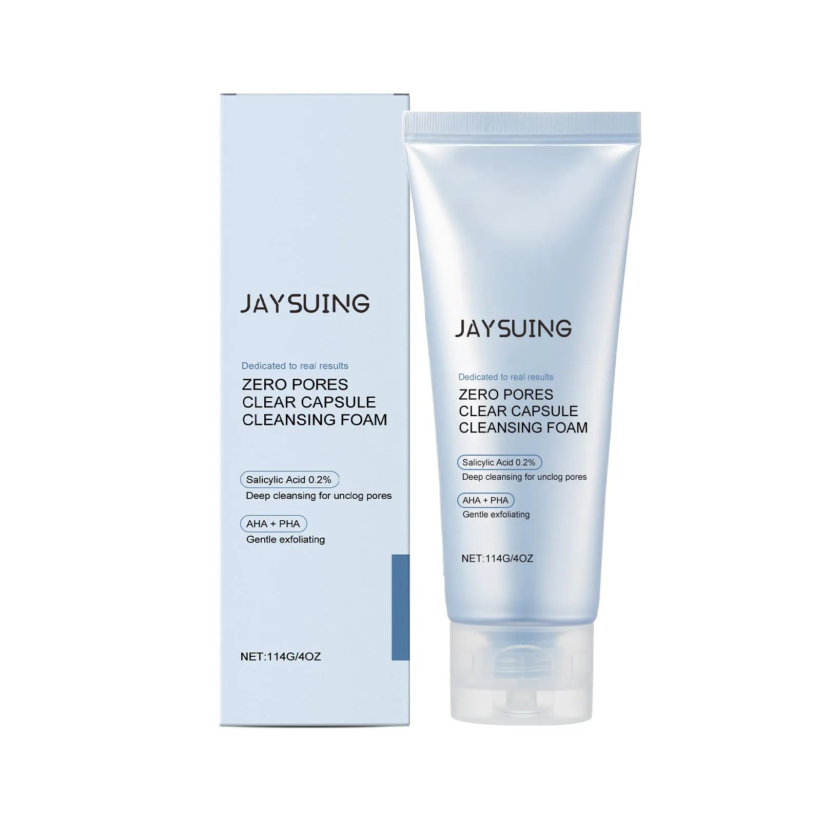 114g tube of salicylate facial cleansing gel with lactic acid and aloe extract