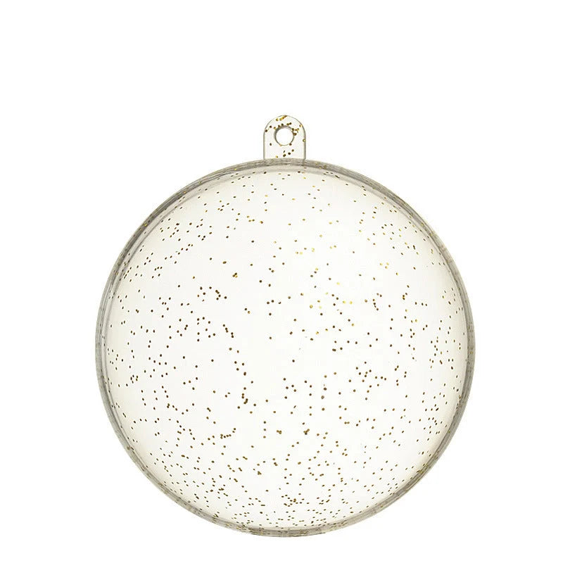 Food-grade PS plastic hollow decoration balls in various sizes for versatile use