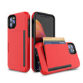 iPhone 11 protective case in solid colour with TPU and PC dual-material construction