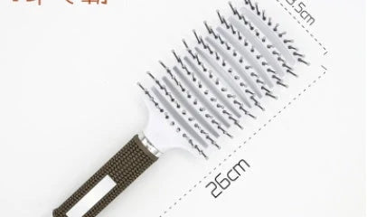 Ultra-Soft Detangling Hair Brush with Scalp Massage - Premium Bristles and Nylon for Effortless Tangle-Free Hair