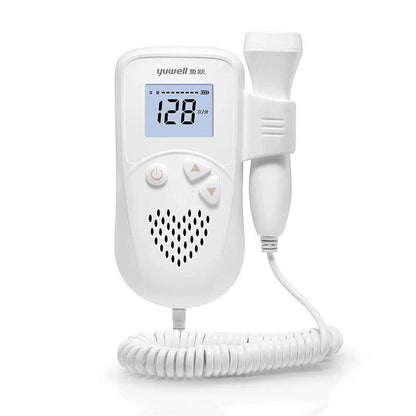 Wireless Fetal Doppler Heart Rate Monitor for Tracking Baby's Heartbeat During Pregnancy