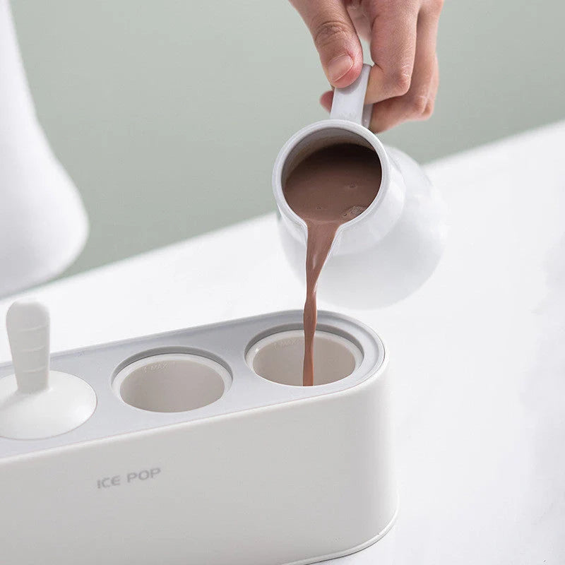 Household popsicle making box ice cream mould in various colours