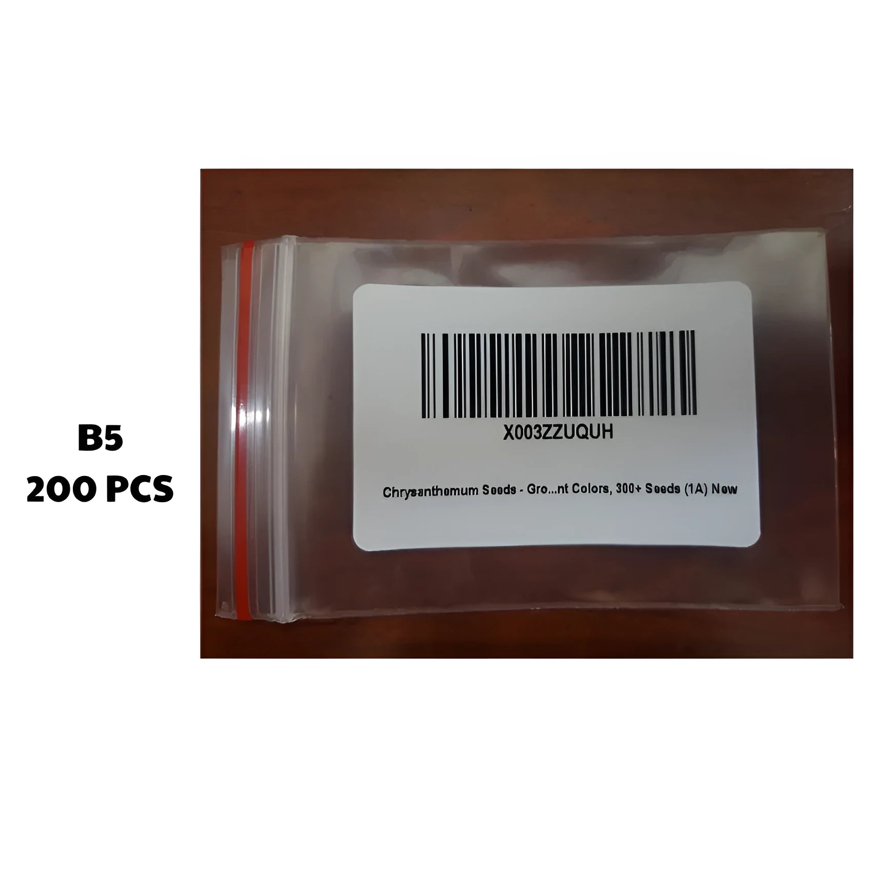 Packet of 200 Ground Chrysanthemum flower seeds for garden planting.