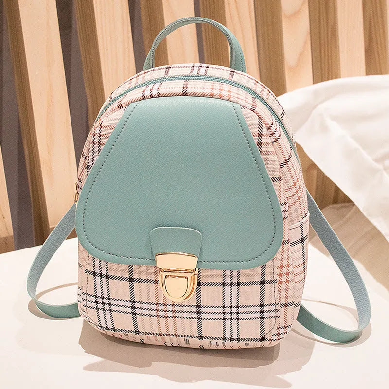 PU one shoulder diagonal phone bag in five colour options: black, blue, brown, pink, red.