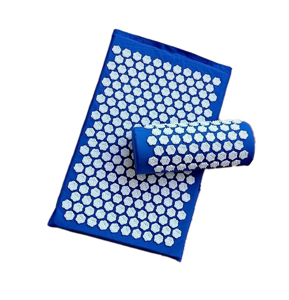 Acupuncture Yoga Cushion and Pillow Set for muscle relief and relaxation