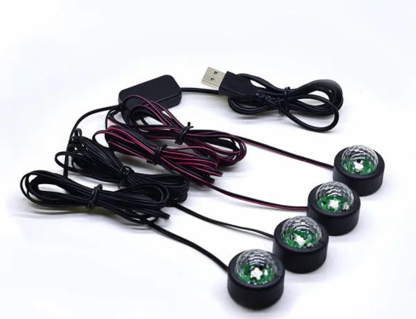 New Star Atmosphere Light Strip with star pattern, 7 colour options, PVC shell, USB connection