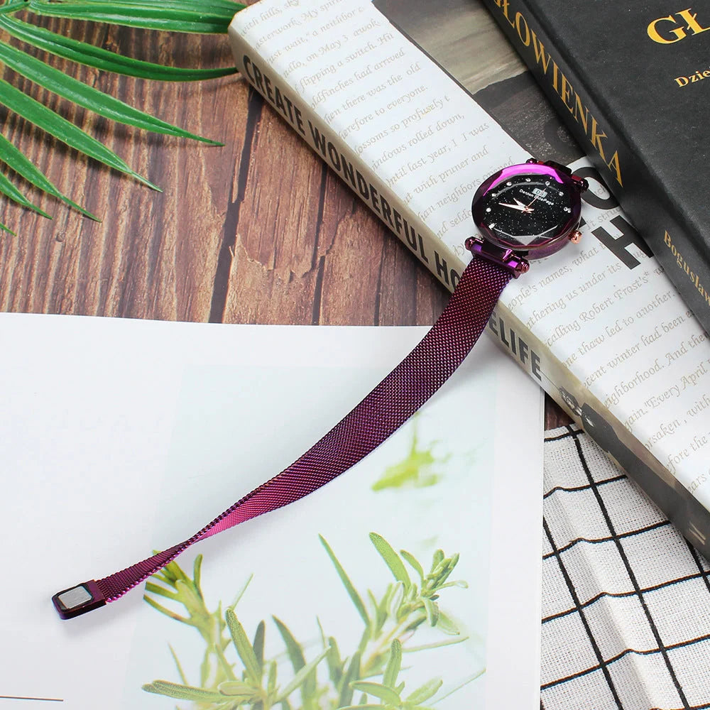 Star Watch in stainless steel with onion crown and small three-pin function