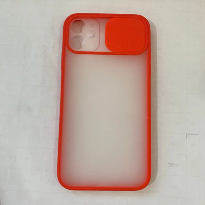 Frosted Surface Camera Protection Mobile Phone Case for iPhone in various colours