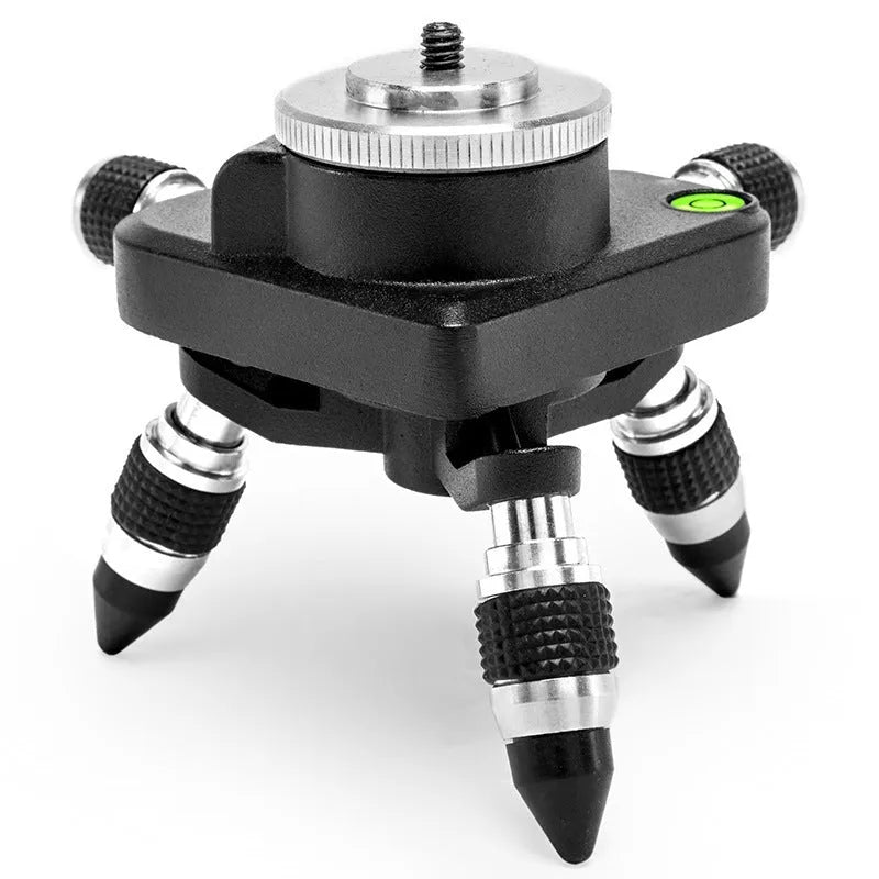 Black YL-30 aluminium alloy spirit level base plate with 360-degree angle adjustment