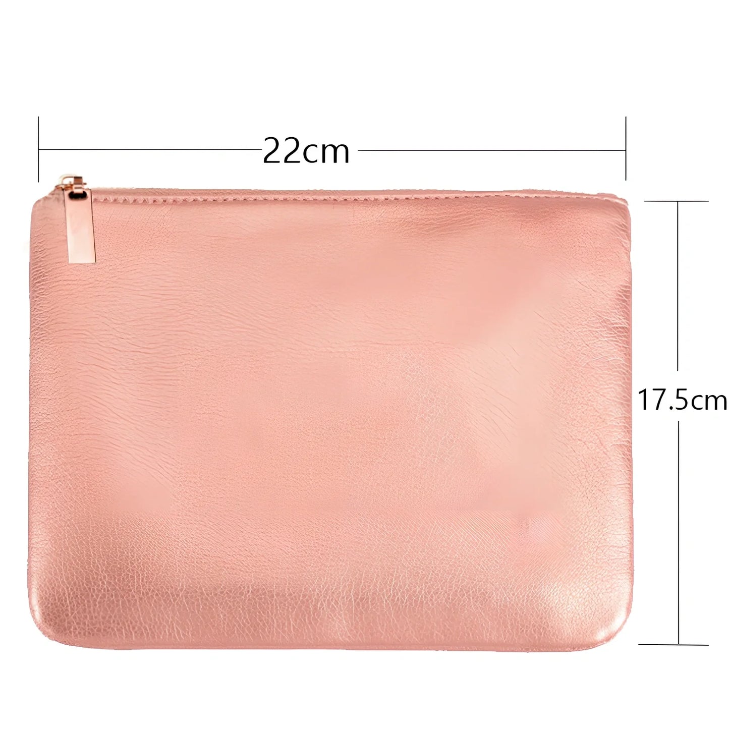 15-piece rose gold makeup brush set with synthetic nylon bristles and wooden handles in pink or brown, including carry bag for storage