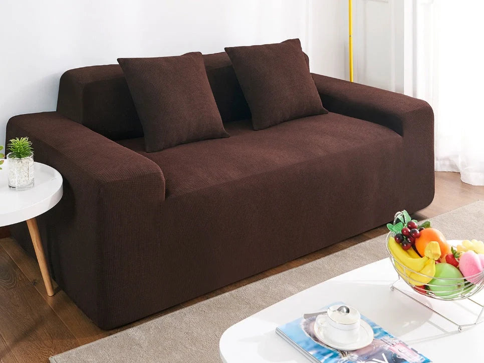 Waterproof polar fleece sofa slipcover in various colours and sizes