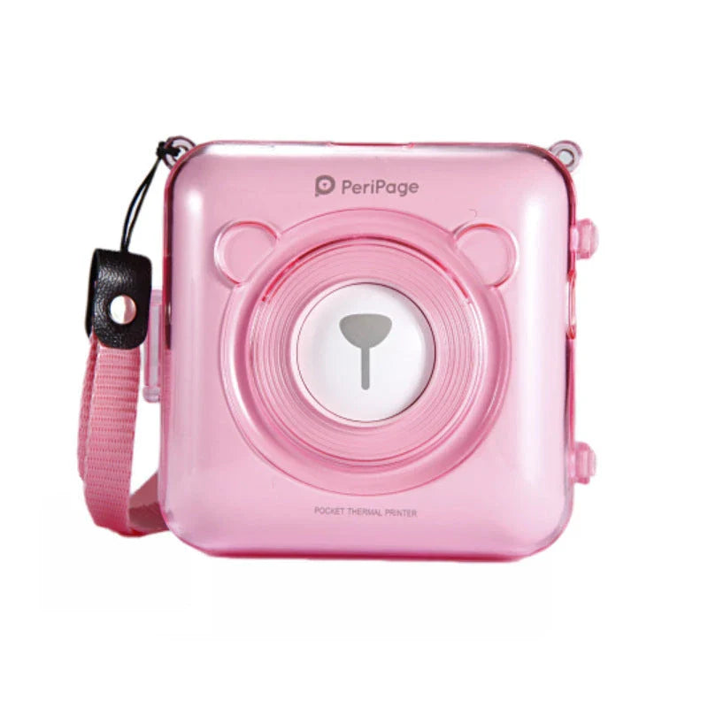 Compact wireless thermal printer for printing photos, labels, and memorabilia directly from your smartphone