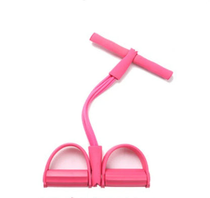 Natural Latex Resistance Trainer with handles for full-body workouts