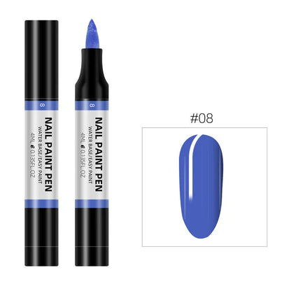 24-colour nail polish painting pen set for 3D nail art designs