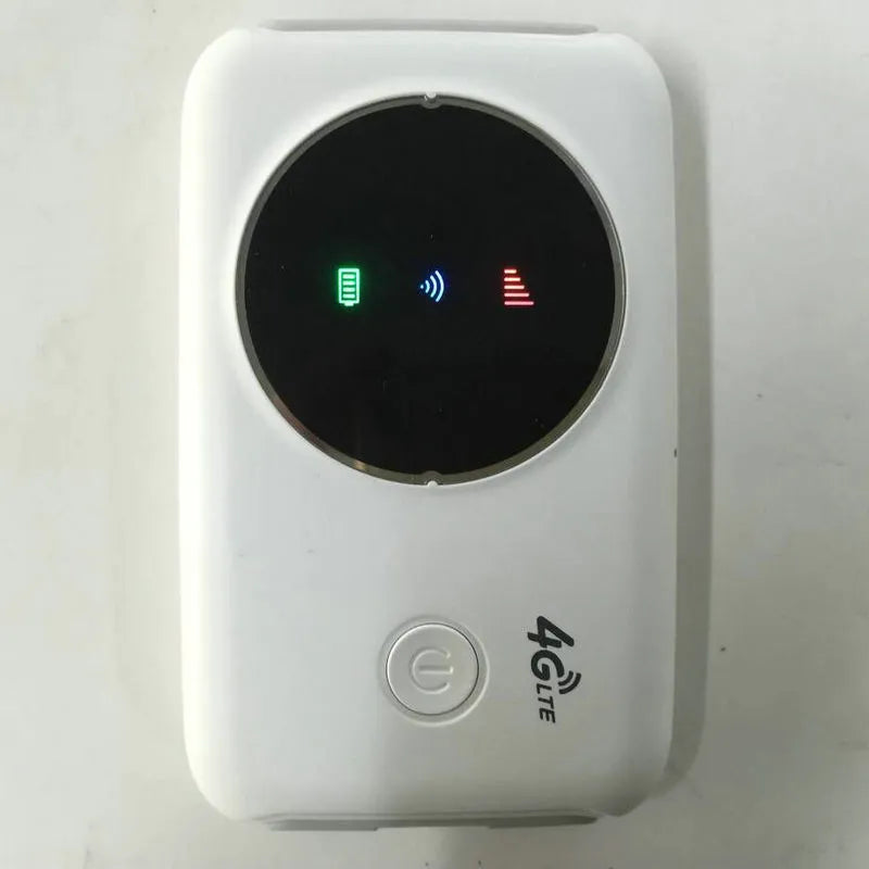 White mini 4G wireless router with dual-band Wi-Fi and VPN firewall support