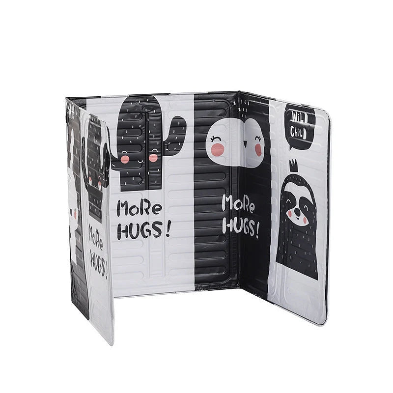 Foldable aluminium oil splatter screen for gas stoves