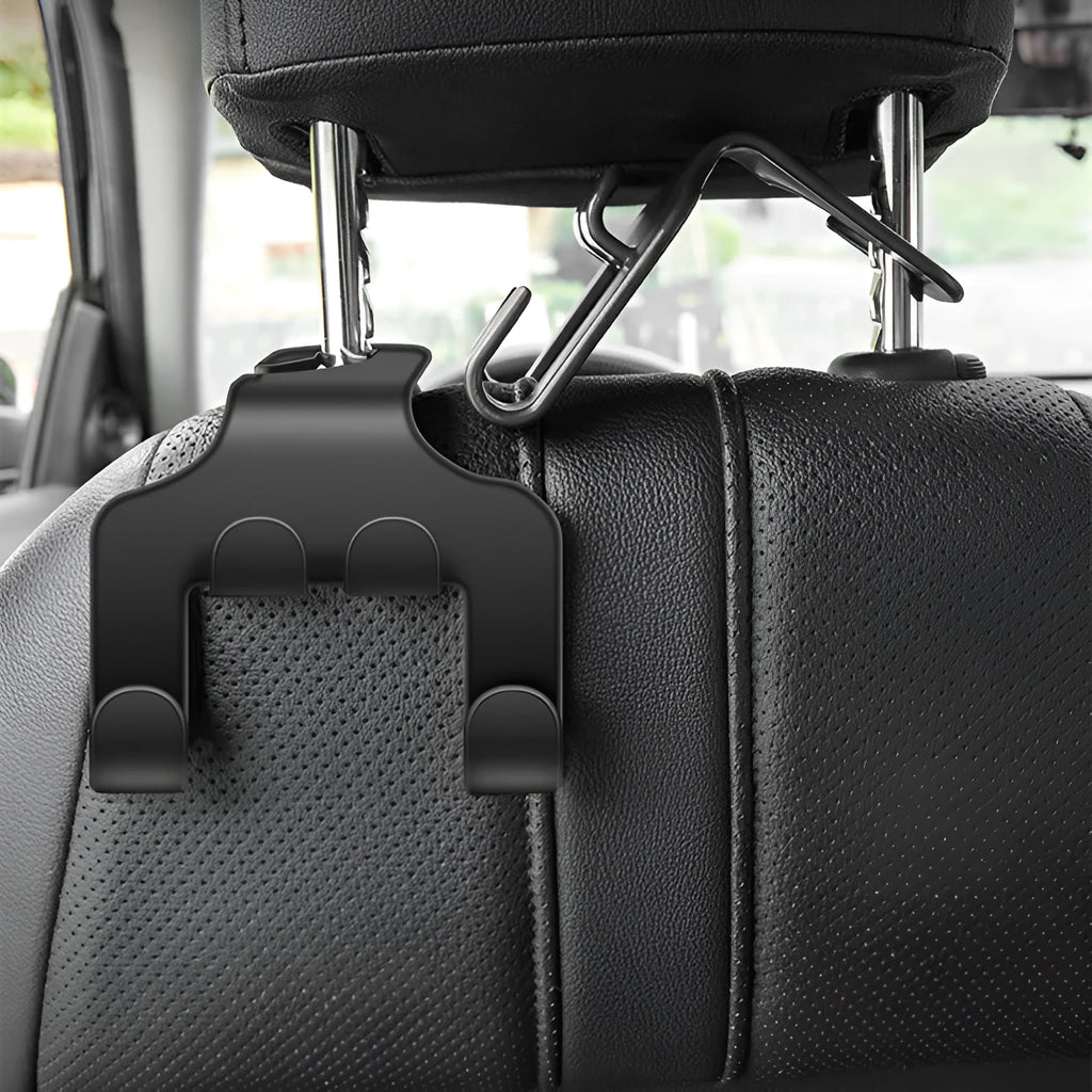 ABS car multifunction hook set for phone holding and item hanging